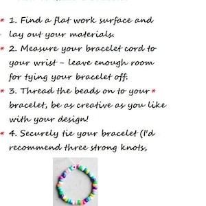Kit de fabrication de bracelets de bijoux d'amitié faits main image 3