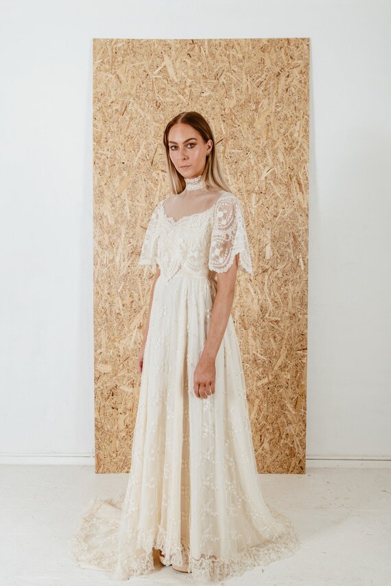 On Sale 50 Off Valerie Vintage Wedding Dress Etsy