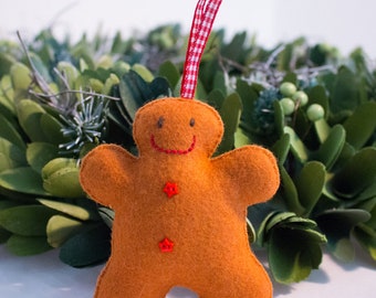 Felt hanging Gingerbread man