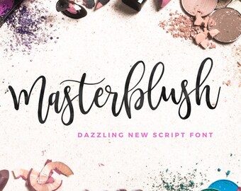 Scrapbooking font Handwritten font Modern font Calligraphy font Wedding font Font instant download Font Digital font Instant Masterblush