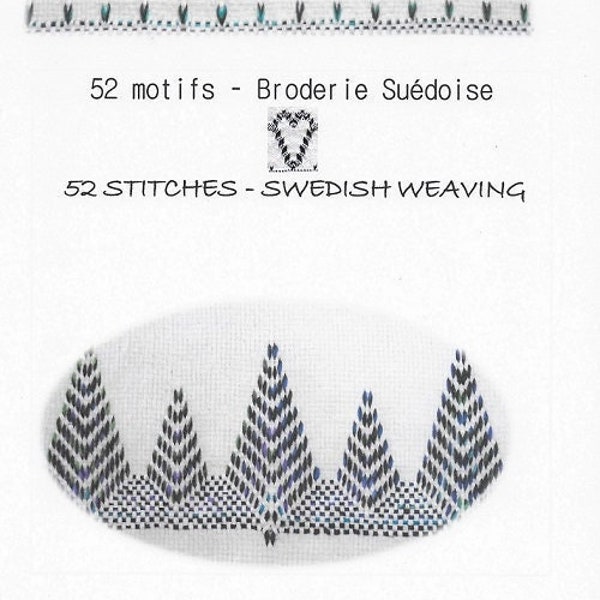 52 Swedish Weaving Stitches  - 52 Motifs Brodeire Suédoise