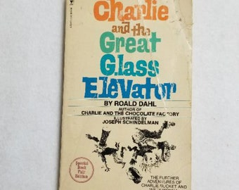Charlie and the Great Glass Elevator Roald Dahl dollhouse miniature books