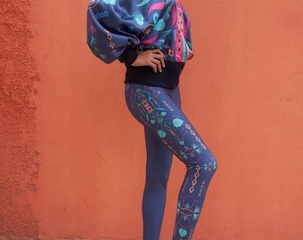 Leggings Bouquet ,yoga leggings,Festival pants,All Seasons leggings ,Unisex leggings, women's leggings