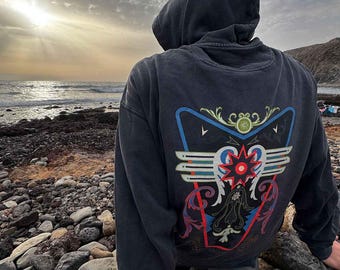 Guardia Hoodie: Washed Effect, Oversized Fit, Organic Cotton (Unisex)