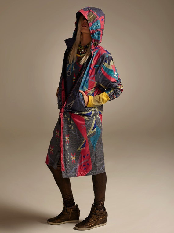 long waterproof coat with hood