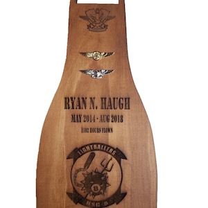 Rescue Swimmer Fin Wooden Military Gift Aircrew Plaque Navy SAR Search and Rescue Military Transfer Gift