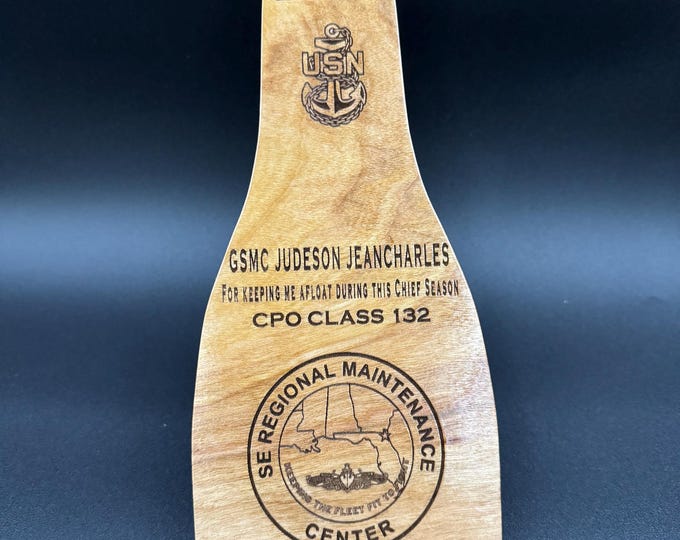 Rescue Swimmer Fin (MINI Size) Wooden Military Gift Aircrew Plaque Navy SAR Search and Rescue Military Transfer Gift