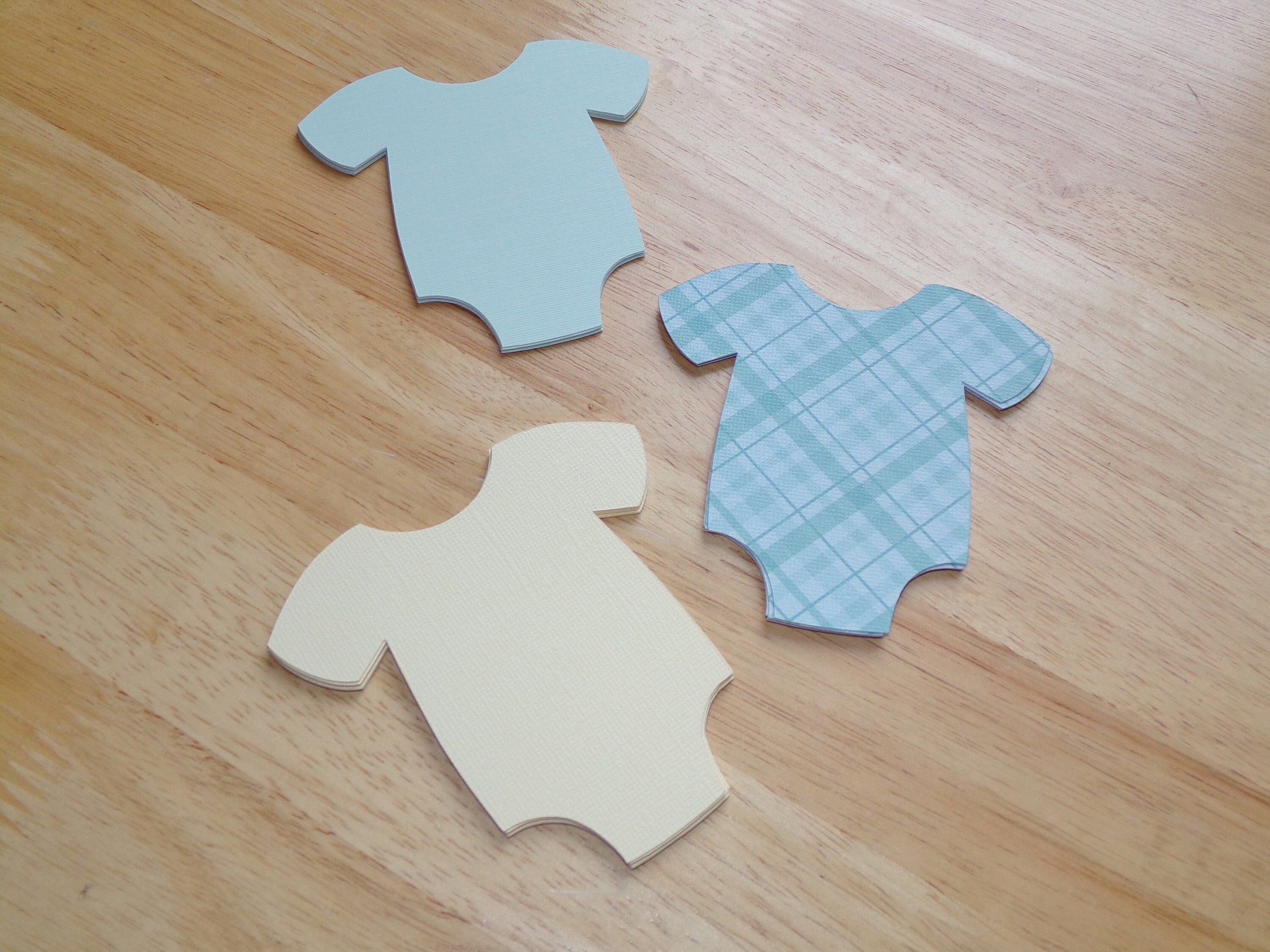 Baby Shower Cardstock Pastel Green Pastel Yellow and Pastel Etsy