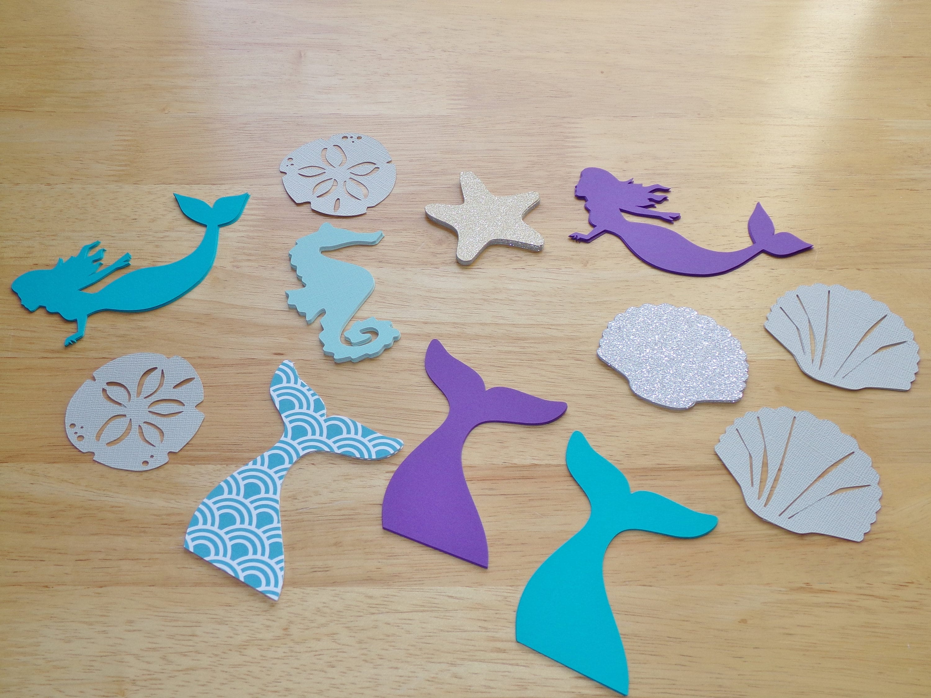 Free Printable Cut Out Mermaid Tails