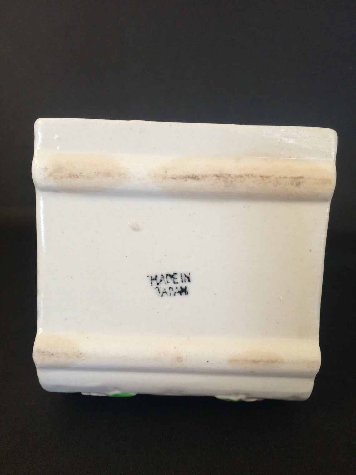 Vintage Ceramic Match Box Holder Etsy