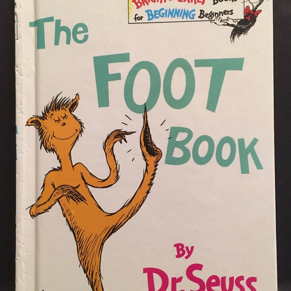 Vintage Dr. Seuss - The Foot Book - Club Edition