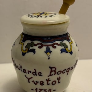 Dijon Mustard Jar - Etsy