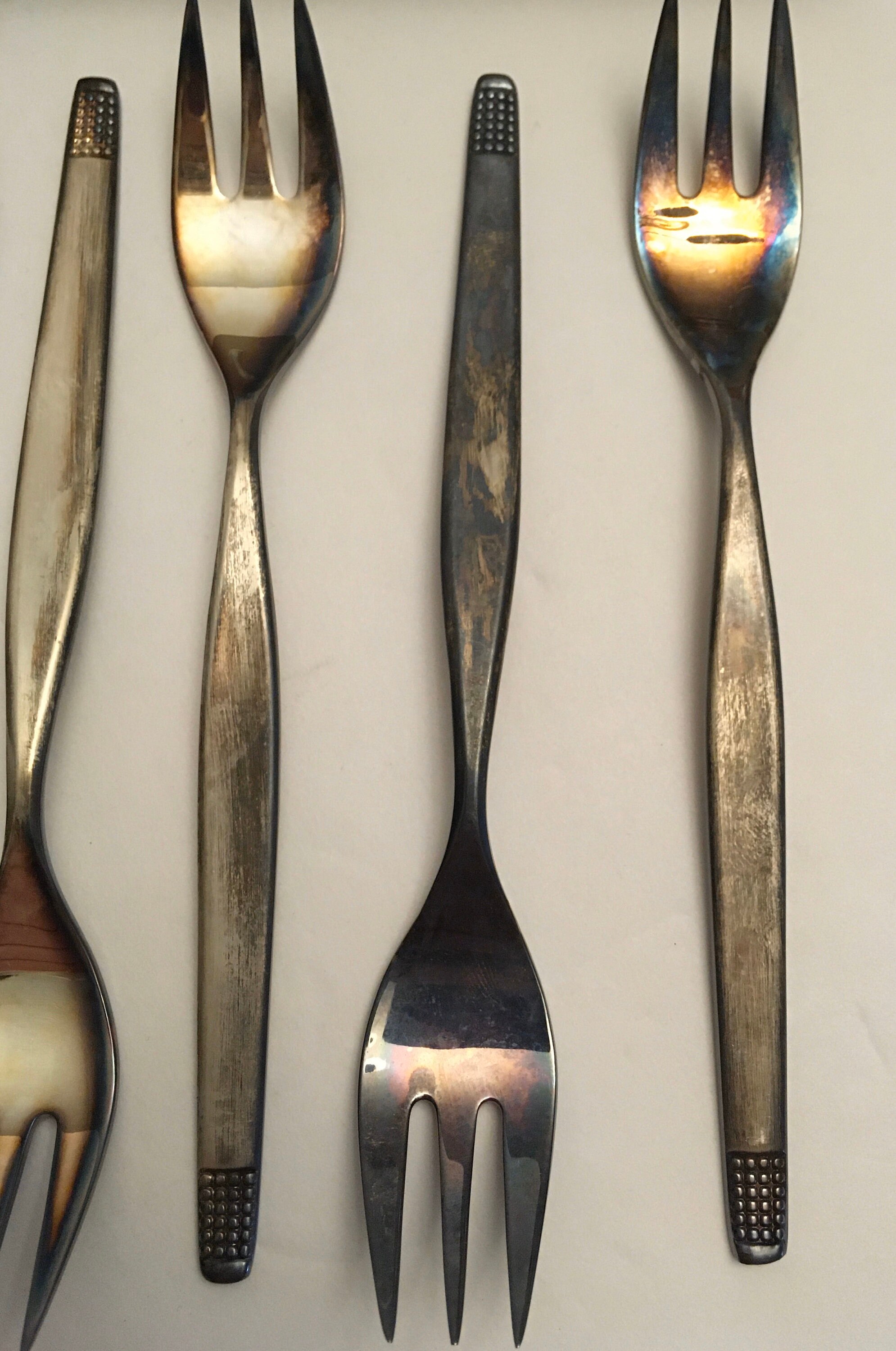 Vintage Wilkens German Cake/salad Forks Silver Plated Etsy UK