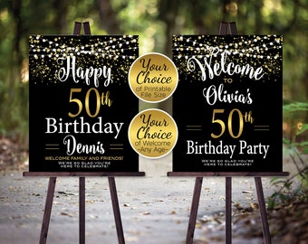 50th birthday decorations | Etsy