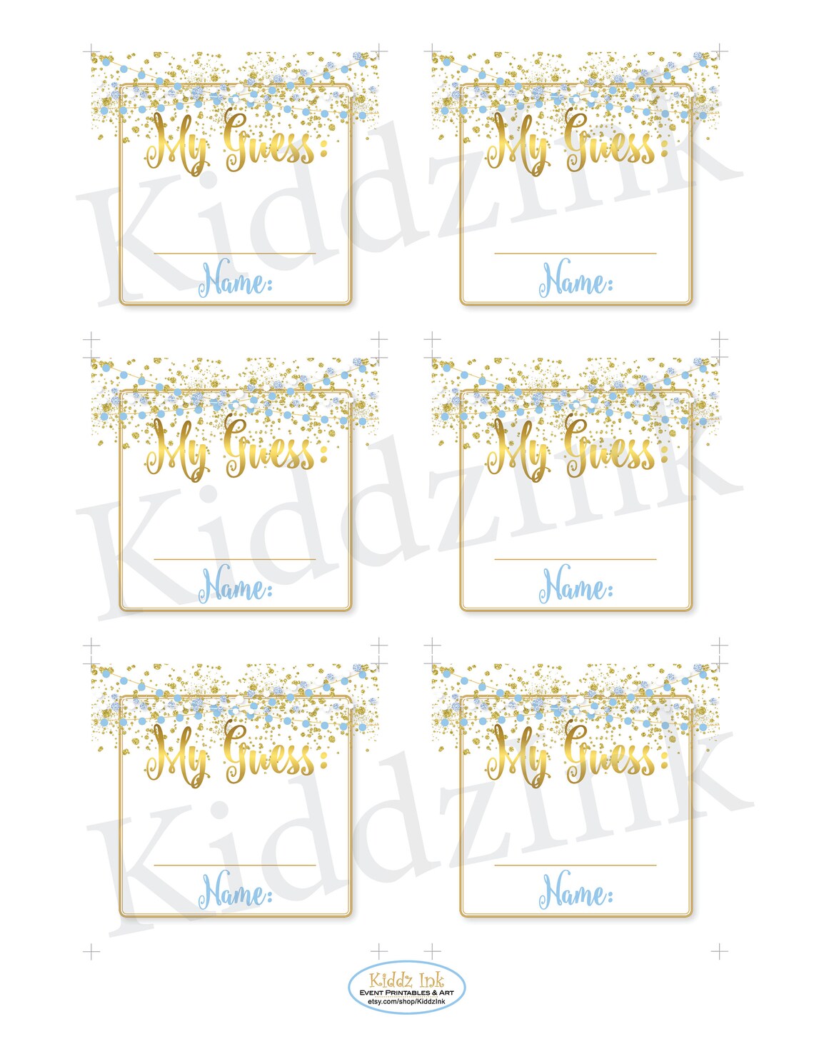 Candy Guessing Game 8x10 Table Sign and 3x3 Card Printables | Etsy