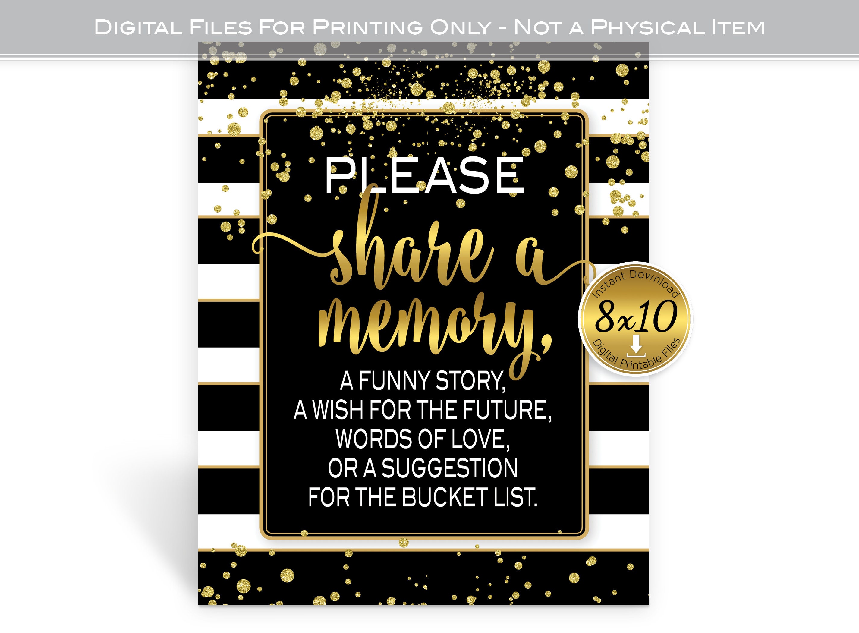 Buy Retirement Share a Memory Wish for Future 8x10 Printable Online in India - Etsy Buy Retirement Share a Memory Wish for Future 8x10 Printable Online in India - Etsy