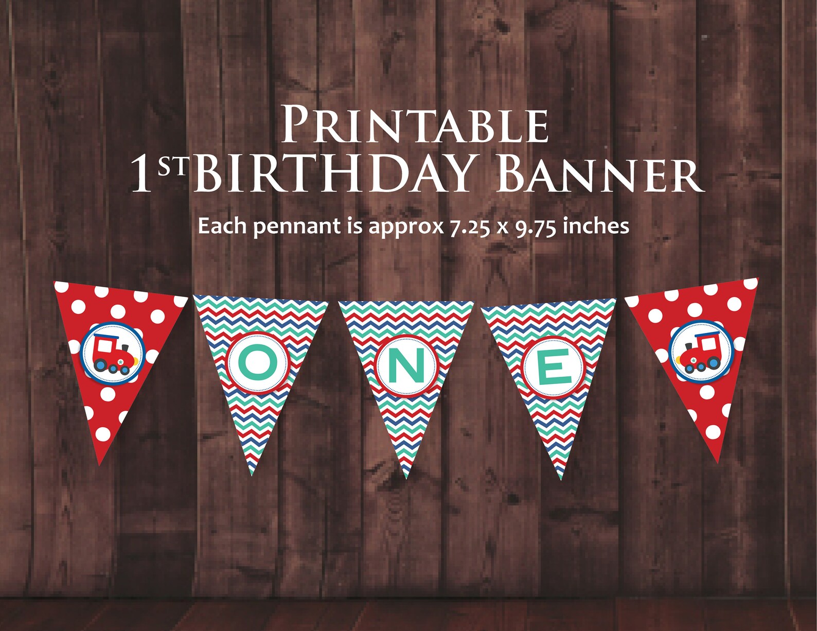 ONE Birthday Banner 1st Birthday Banner Train Highchair | Etsy
