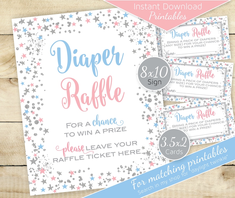 Diaper Raffle 8x10 Table Sign And Tickets For Baby Shower Or Etsy Diaper Raffle 8x10 Table Sign And Tickets For Baby Shower Or Etsy