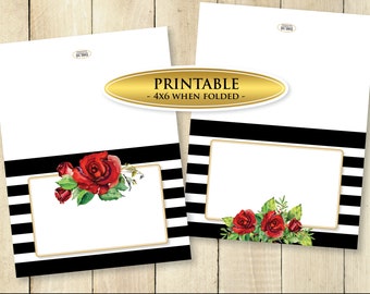 Red Black Wedding - Etsy