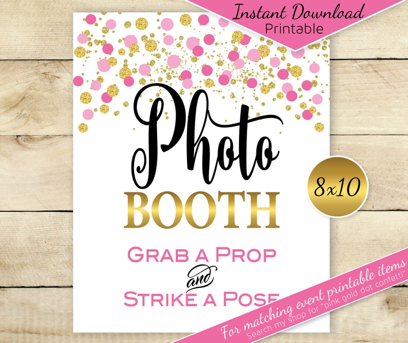 Photo Booth 8x10 Table Sign Printable Grab Prop Strike Pose Etsy Photo Booth 8x10 Table Sign Printable Grab Prop Strike Pose Etsy