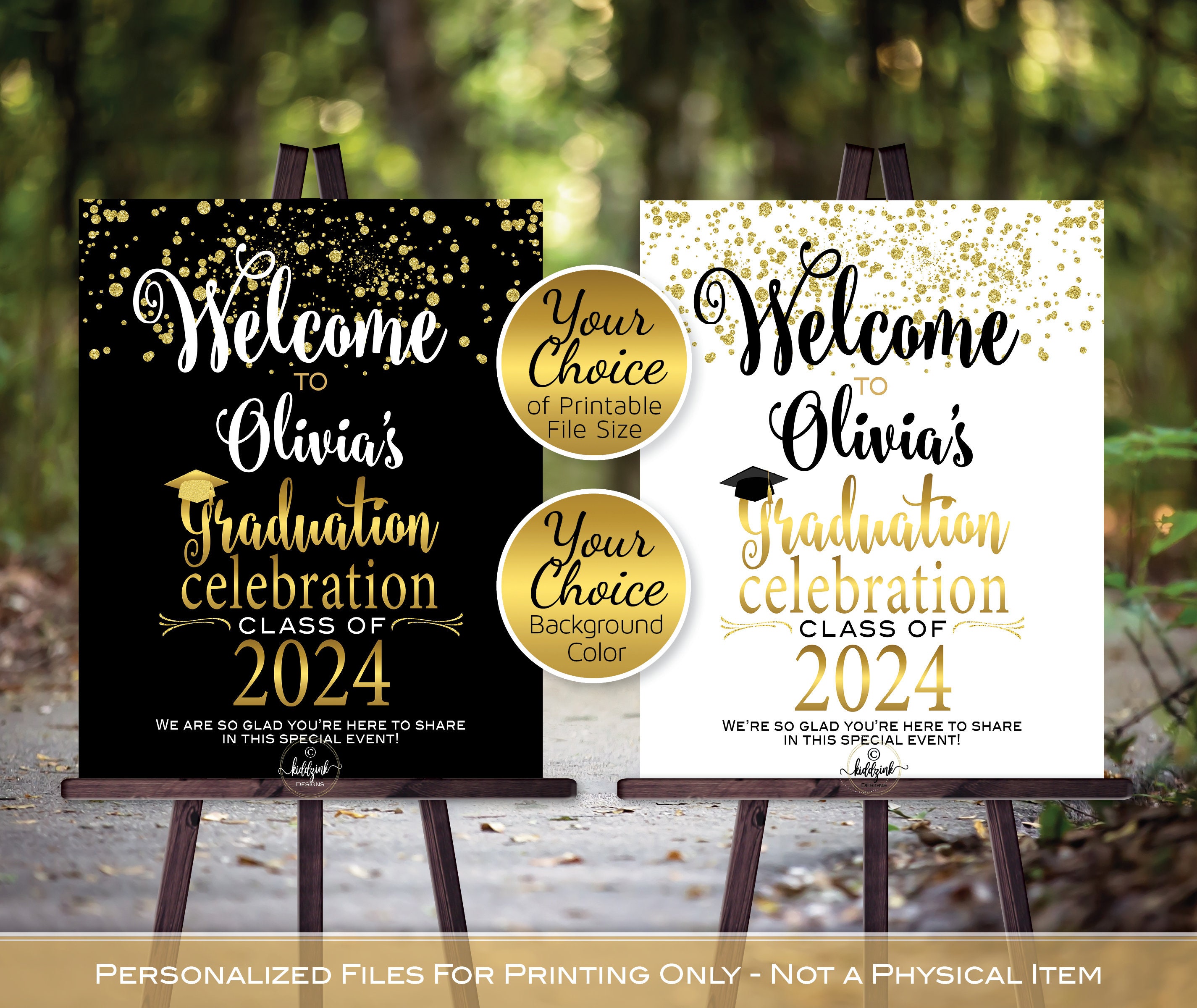  2024 Graduation Party Decorations Blue Graduation Banner 2024  Congrats Grad Backdrop Paper Lanterns with Glitter Gold Class of 2024  Banner for Class of 2024 Graduation Decorations Party Supplies : Home &  Kitchen