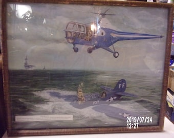 Ready To be Framed! Igor Sikorsky Helicopter 1935 Patent Print
