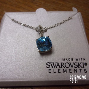 Swarovski crystal pendant necklace