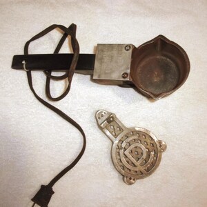 Vintage lead melting pot for Fishing sinkers, toy soldiers, game pieces