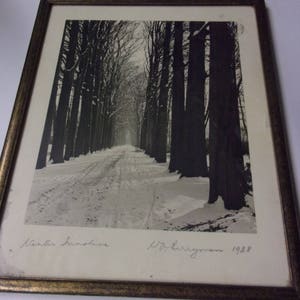 Two Gorgeous Antique Black white photographs art