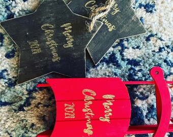 2021 Merry Christmas Ornament