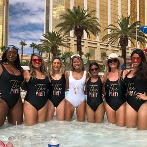 wife of the party bathing suit