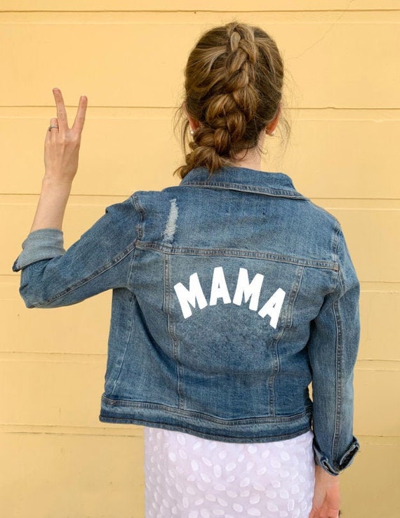 mama denim jacket