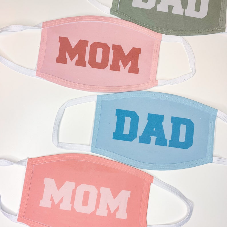 Mama Face Mask. Dad Face Masks. New Parents Face Masks. Etsy