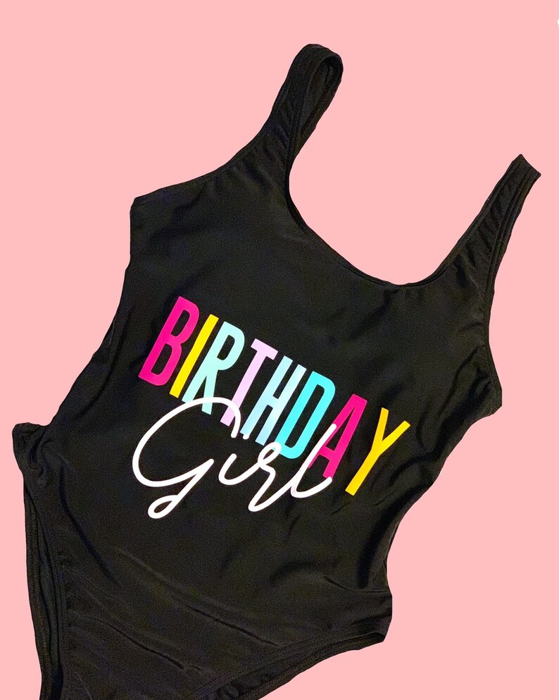 Birthday Girl Suit. Birthday Suit. Birthday Swim. Birthday Etsy