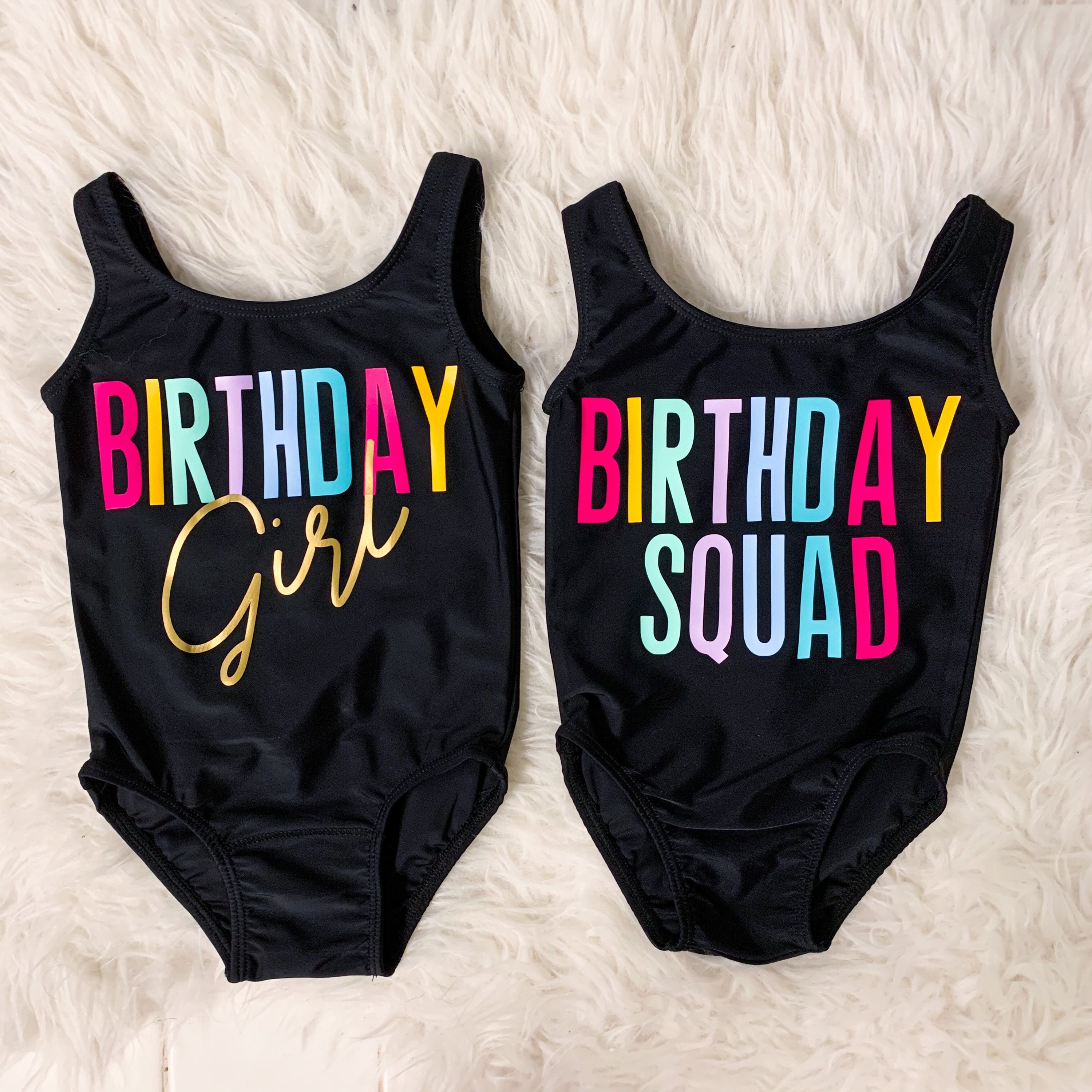 Birthday Girl Swimsuit. Girls Swimsuit. Girls Swimwear. Girls Etsy