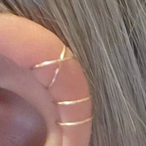 Boucles d'oreilles manchettes tendance non percées