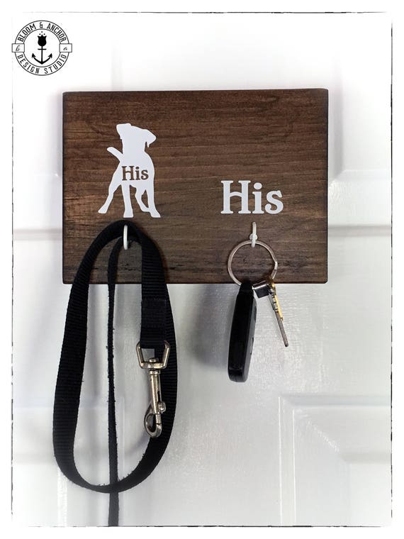 Dog Key holder his pet key holder dog key leash holder key Etsy