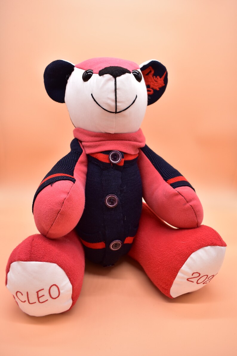 Memory Bears Made From Your Loved Ones Clothing School | Etsy UK