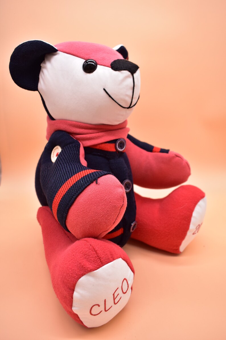 Memory Bears Made From Your Loved Ones Clothing School | Etsy UK