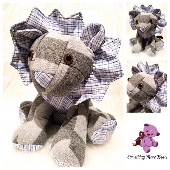 stuffed animals made from loved ones clothing