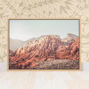 Fine Art Desert Art Photography Print - Southwest Landscape Nevada Red Rock Canyon Framed Home Wall Decor, Desert Decor