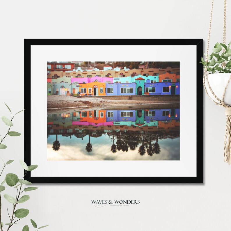 Fine Art Colorful Coastal Print Capitola Hotel, California