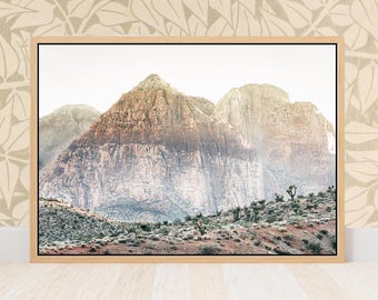 Fine Art Desert Print- Red Rock Nevada Landscape for Rustic Bedroom Decor, Boho Art Print, Southwest Livingroom Decor, Desert Photography