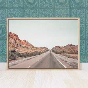 Desert Travel Print- Red Rock Nevada Landscape Rustic Boho Fine Art Photography Print, Southwest Home Decor Wall Art