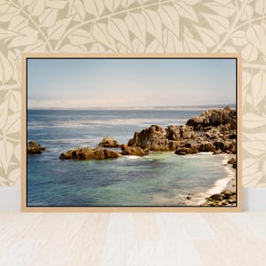 Fine Art Coastal California Print- Monterey Coast Photo, Mid Century Modern Seascape, Landscape Photography Print, Beach Decor Wall Art