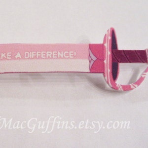 Steven Universe Inspired Connie Maheswaran Rose Quartz Sword Affirmation Pin