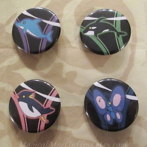 Free! Iwatobi Swim Club Iwatobi High Swim Team Buttons