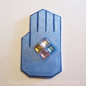 Steven Universe weiß blau rosa gelb Diamant Autorität Pin