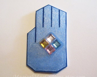Steven Universe White Blue Pink Yellow Diamond Authority Pin