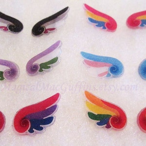 LGBTQA Orientation and Identity Pride Wings Earrings